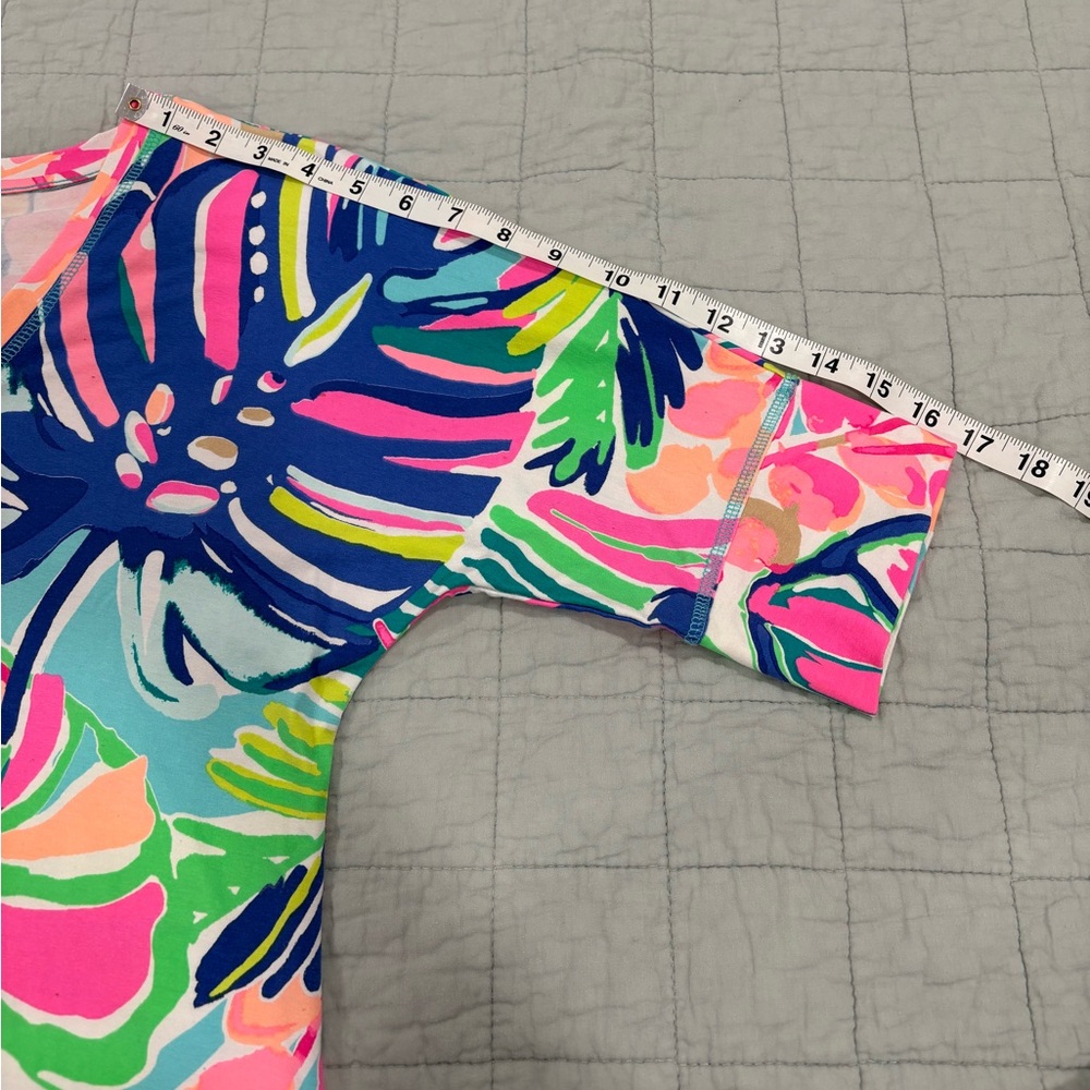Lilly Pulitzer SAMPLE Short Sleeve Dress Multi Exotic‎ Garden Size Small - Picture 9 of 10